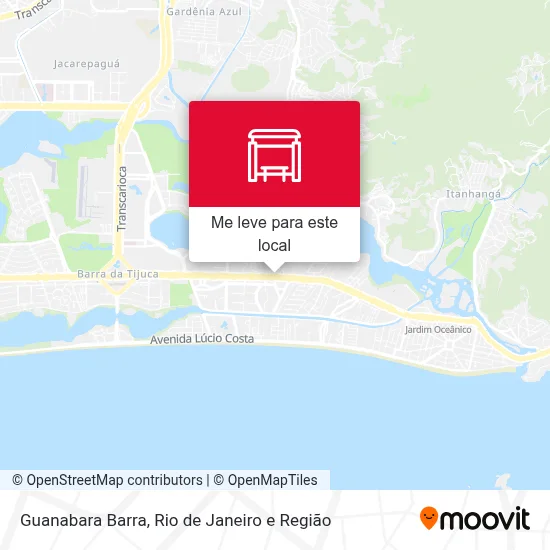 Guanabara Barra mapa