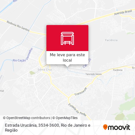 Estrada Urucânia, 3534-3600 mapa