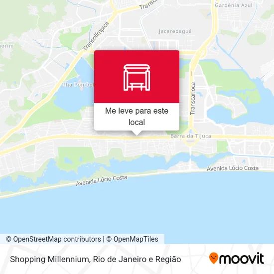 Shopping Millennium mapa