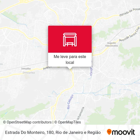 Estrada Do Monteiro, 180 mapa