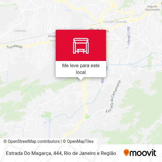 Estrada Do Magarça, 444 mapa