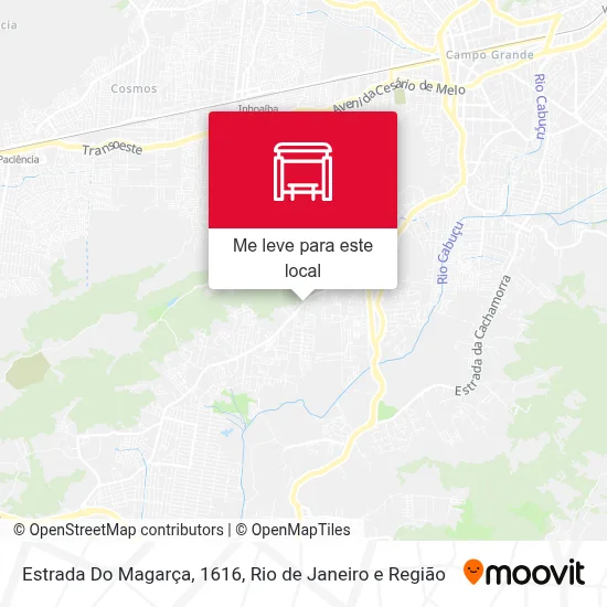 Estrada Do Magarça, 1616 mapa