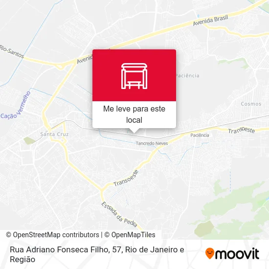 Rua Adriano Fonseca Filho, 57 mapa