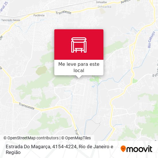 Estrada Do Magarça, 4154-4224 mapa