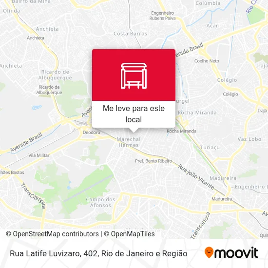 Rua Latife Luvizaro, 402 mapa