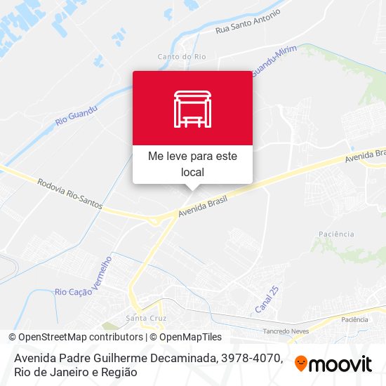 Avenida Padre Guilherme Decaminada, 3978-4070 mapa
