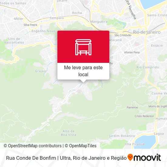 Rua Conde De Bonfim | Ultra mapa
