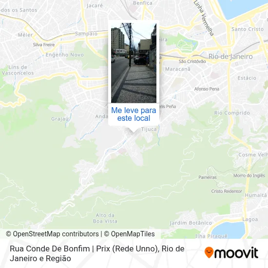 Rua Conde De Bonfim | Prix (Rede Unno) mapa