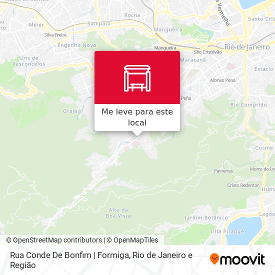 Rua Conde De Bonfim | Formiga mapa