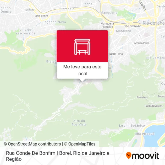 Rua Conde De Bonfim | Borel mapa