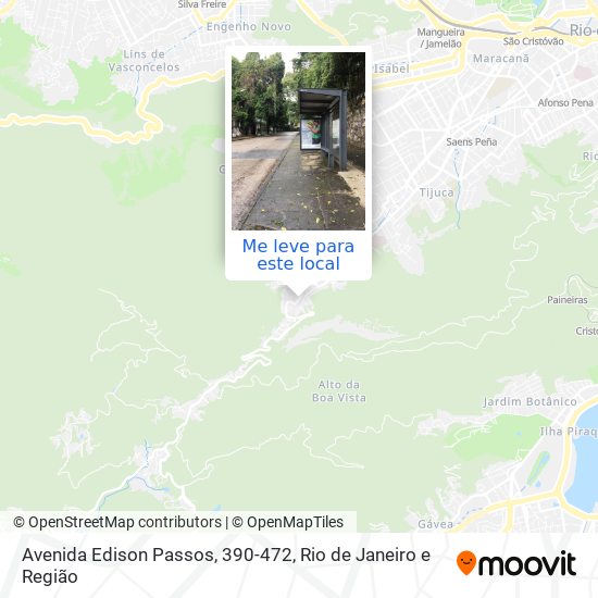 Avenida Edison Passos, 390-472 mapa