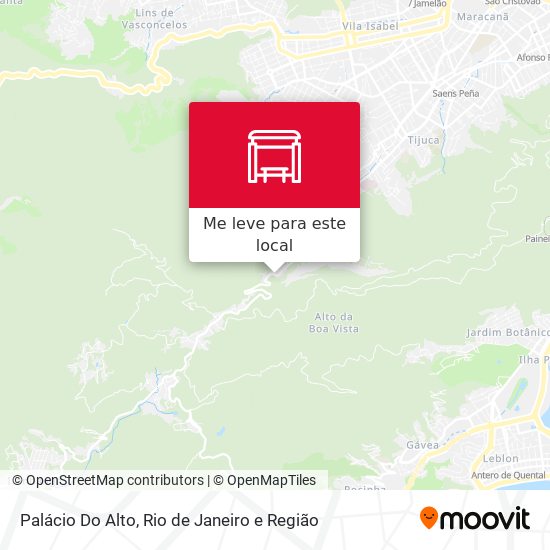 Palácio Do Alto mapa