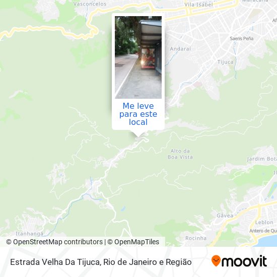 Estrada Velha Da Tijuca mapa