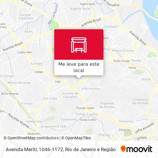 Avenida Merití, 1046-1172 mapa