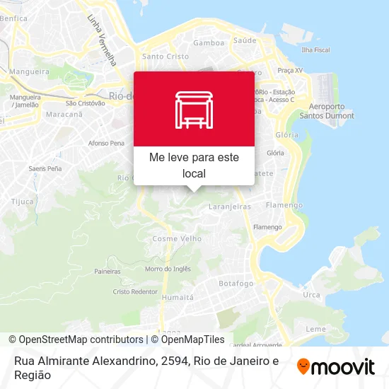 Rua Almirante Alexandrino, 2594 mapa