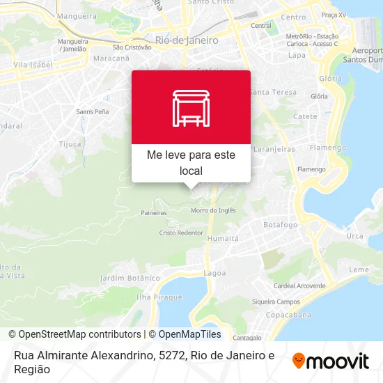 Rua Almirante Alexandrino, 5272 mapa