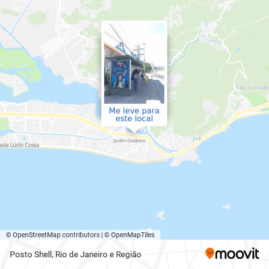 Posto Shell mapa