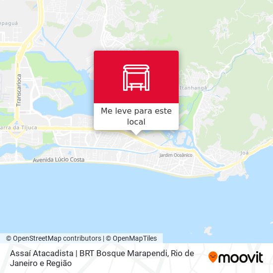 Assaí Atacadista | BRT Bosque Marapendi mapa