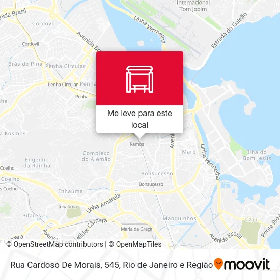 Rua Cardoso De Morais, 545 mapa