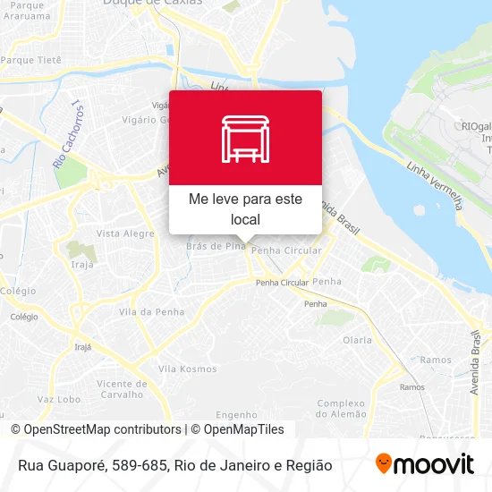 Rua Guaporé, 589-685 mapa