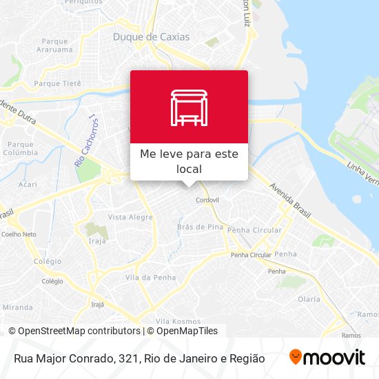 Rua Major Conrado, 321 mapa