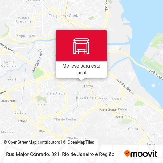 Rua Major Conrado, 321 mapa