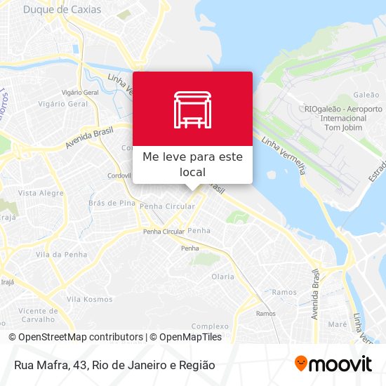 Rua Mafra, 43 mapa