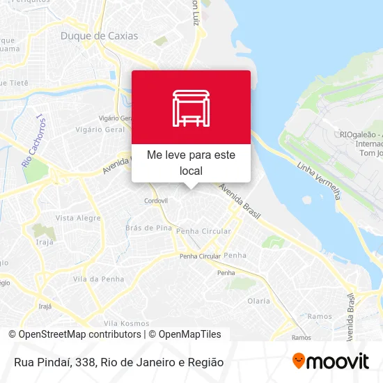 Rua Pindaí, 338 mapa