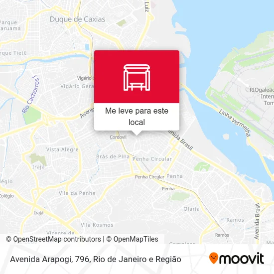 Avenida Arapogi, 796 mapa