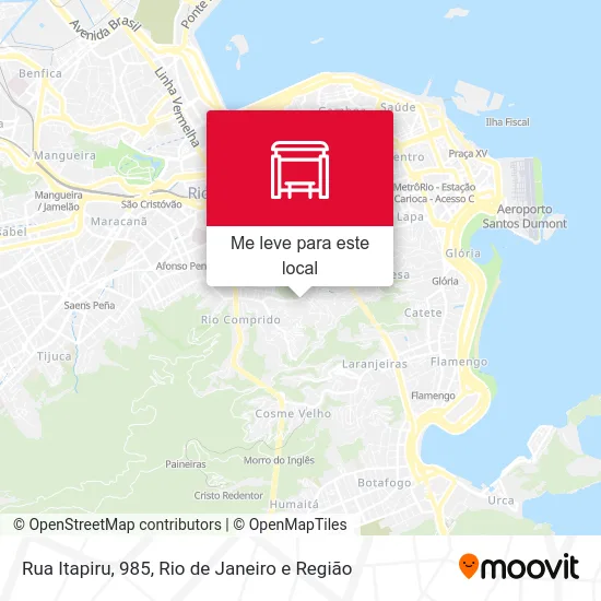 Rua Itapiru, 985 mapa