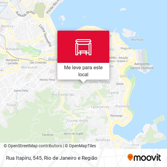 Rua Itapiru, 545 mapa