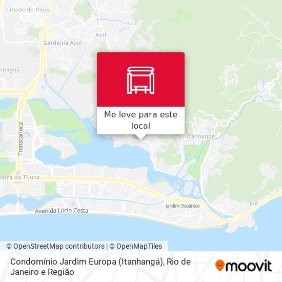 Condomínio Jardim Europa (Itanhangá) mapa
