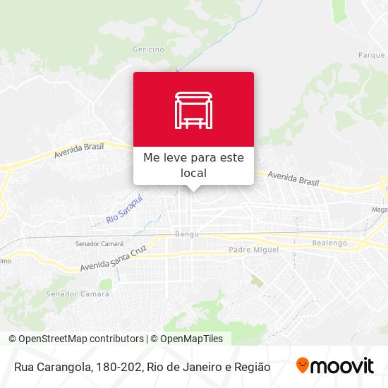 Rua Carangola, 180-202 mapa