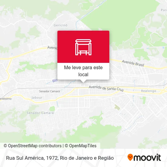 Rua Sul América, 1972 mapa