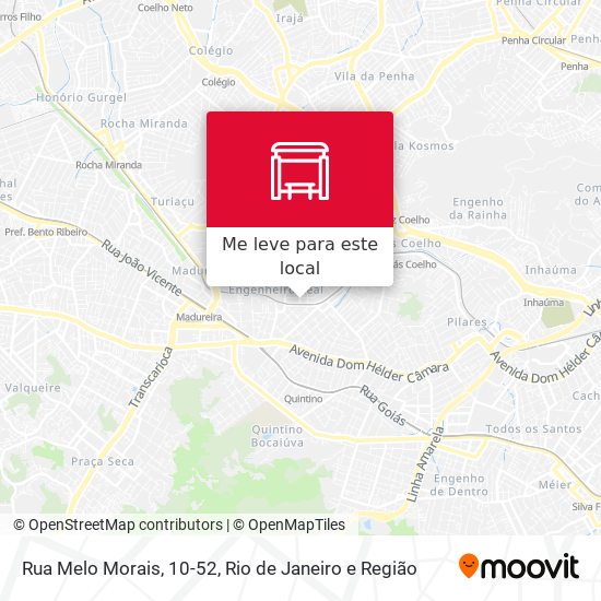 Rua Melo Morais, 10-52 mapa
