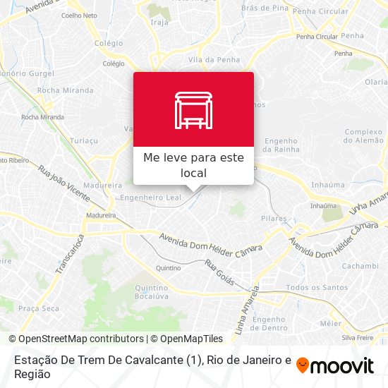 Estação De Trem De Cavalcante (1) mapa