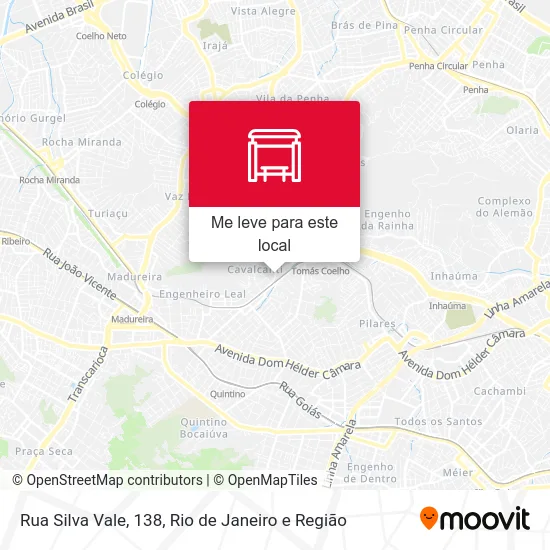 Rua Silva Vale, 138 mapa