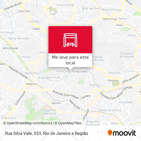 Rua Silva Vale, 353 mapa