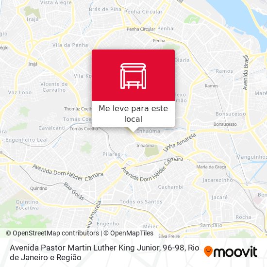 Avenida Pastor Martin Luther King Junior, 96-98 mapa