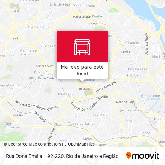 Rua Dona Emília, 192-220 mapa