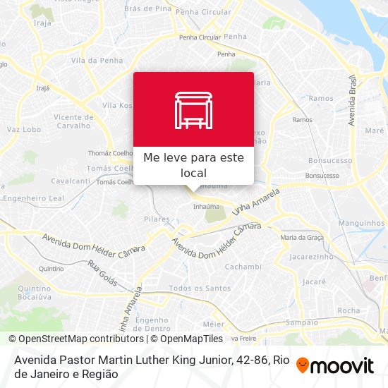 Avenida Pastor Martin Luther King Junior, 42-86 mapa