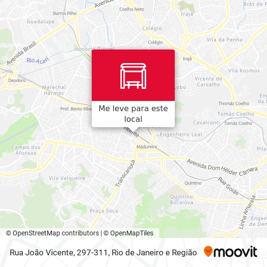 Rua João Vicente, 297-311 mapa