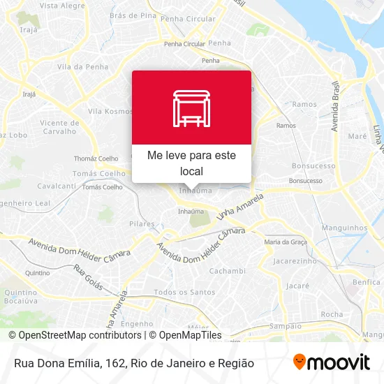 Rua Dona Emília, 162 mapa