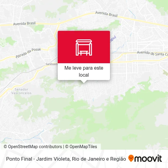 Ponto Final - Jardim Violeta mapa