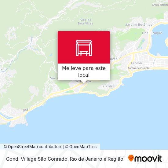 Cond. Village São Conrado mapa