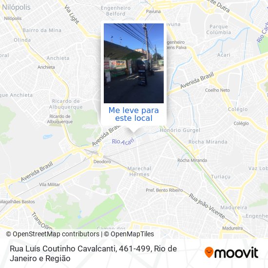 Rua Luís Coutinho Cavalcanti, 461-499 mapa