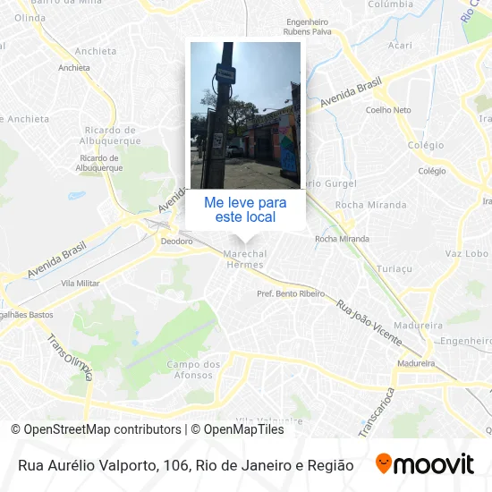 Rua Aurélio Valporto, 106 mapa