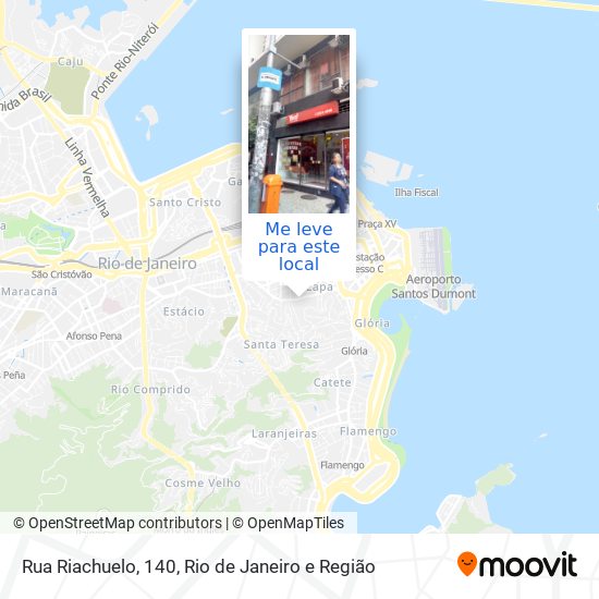Rua Riachuelo, 140 mapa
