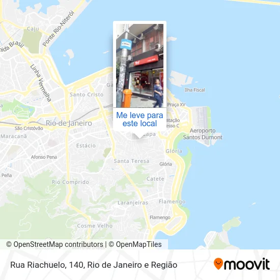 Rua Riachuelo, 140 mapa