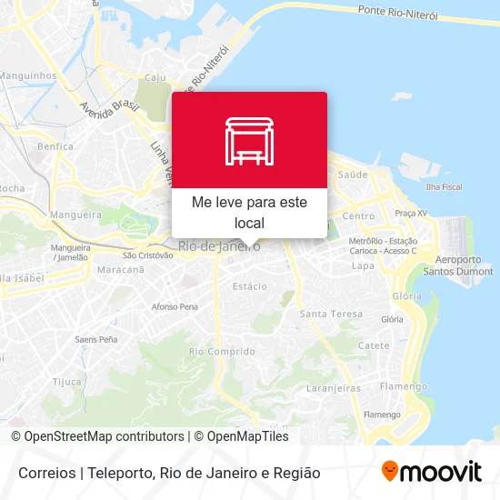 Correios | Teleporto mapa